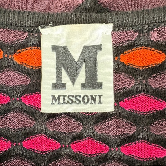 M by Missoni Multicolored Geometric Kinit Mini Dress - Picture 5 of 8